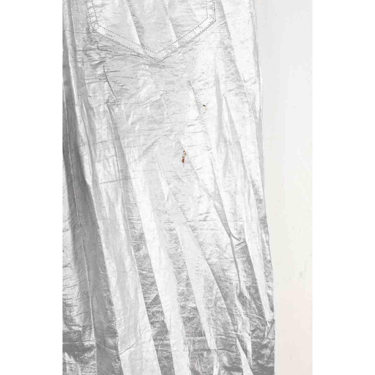 Pantalon droit - Très Bon État argent, ISABEL MARANT