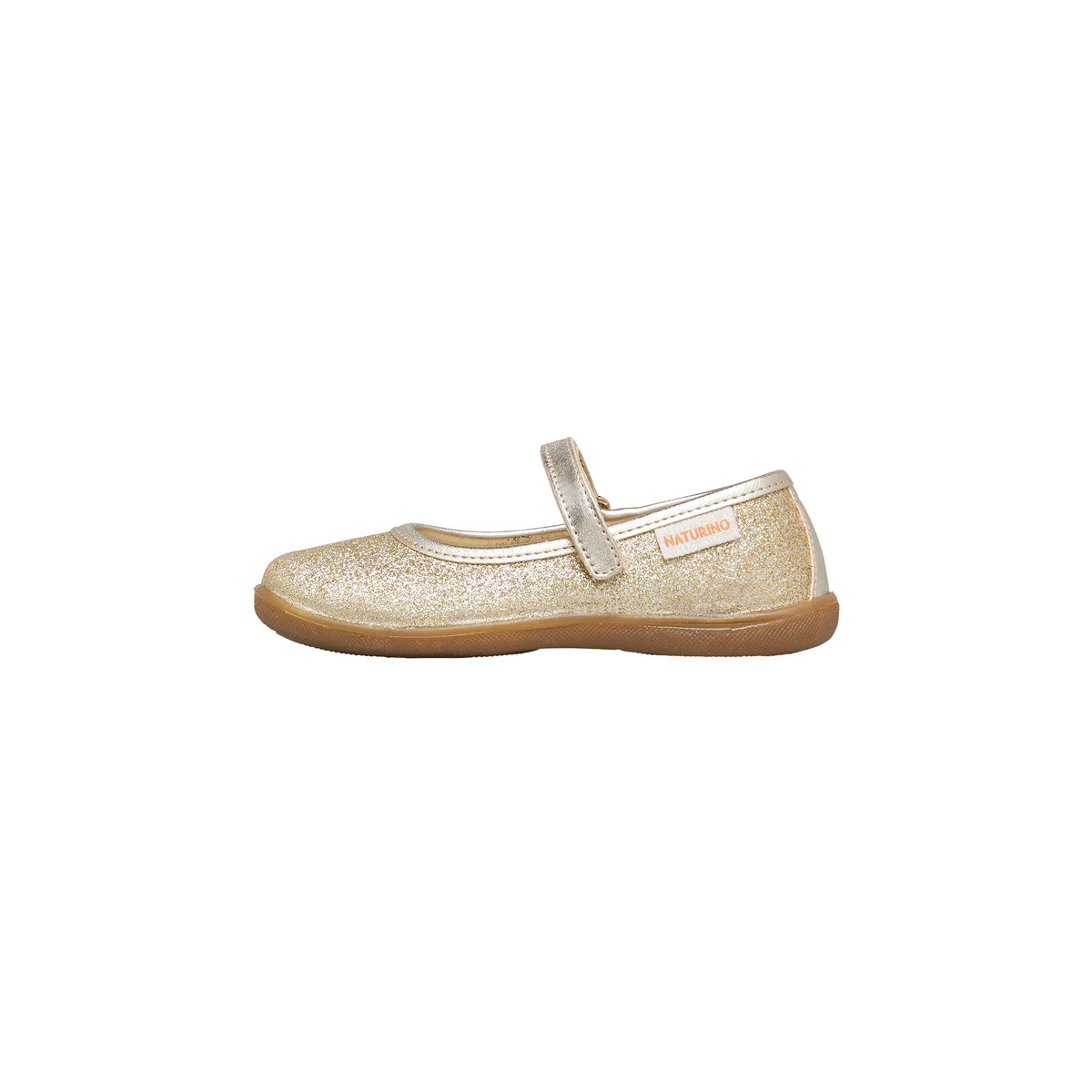 Ballerines en tissu pailleté PAVIA 2 platine-, NATURINO