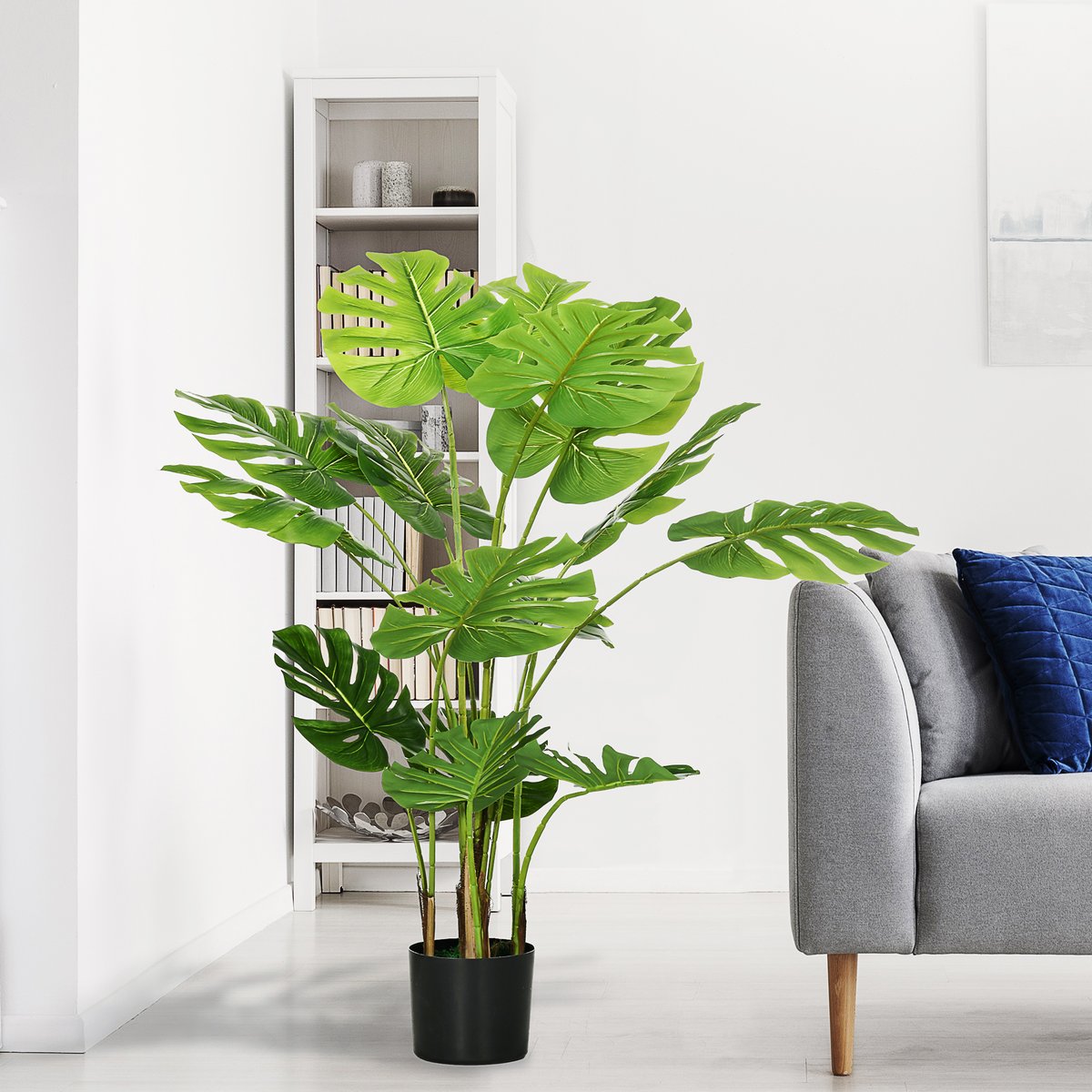 Plantes artificielles Plastique Vert vert, HOMCOM