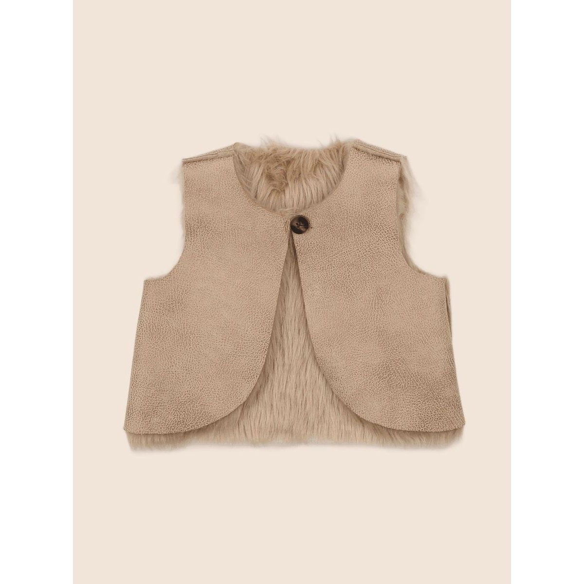 Gilet - Très bon état marron, TAPE A L'OEIL