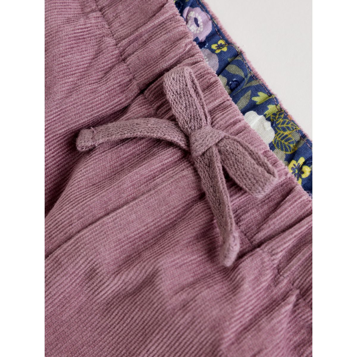 Cardigan, haut et pantalon en velours bébé jaune/ bleu marine ditsy/ violet, NEXT