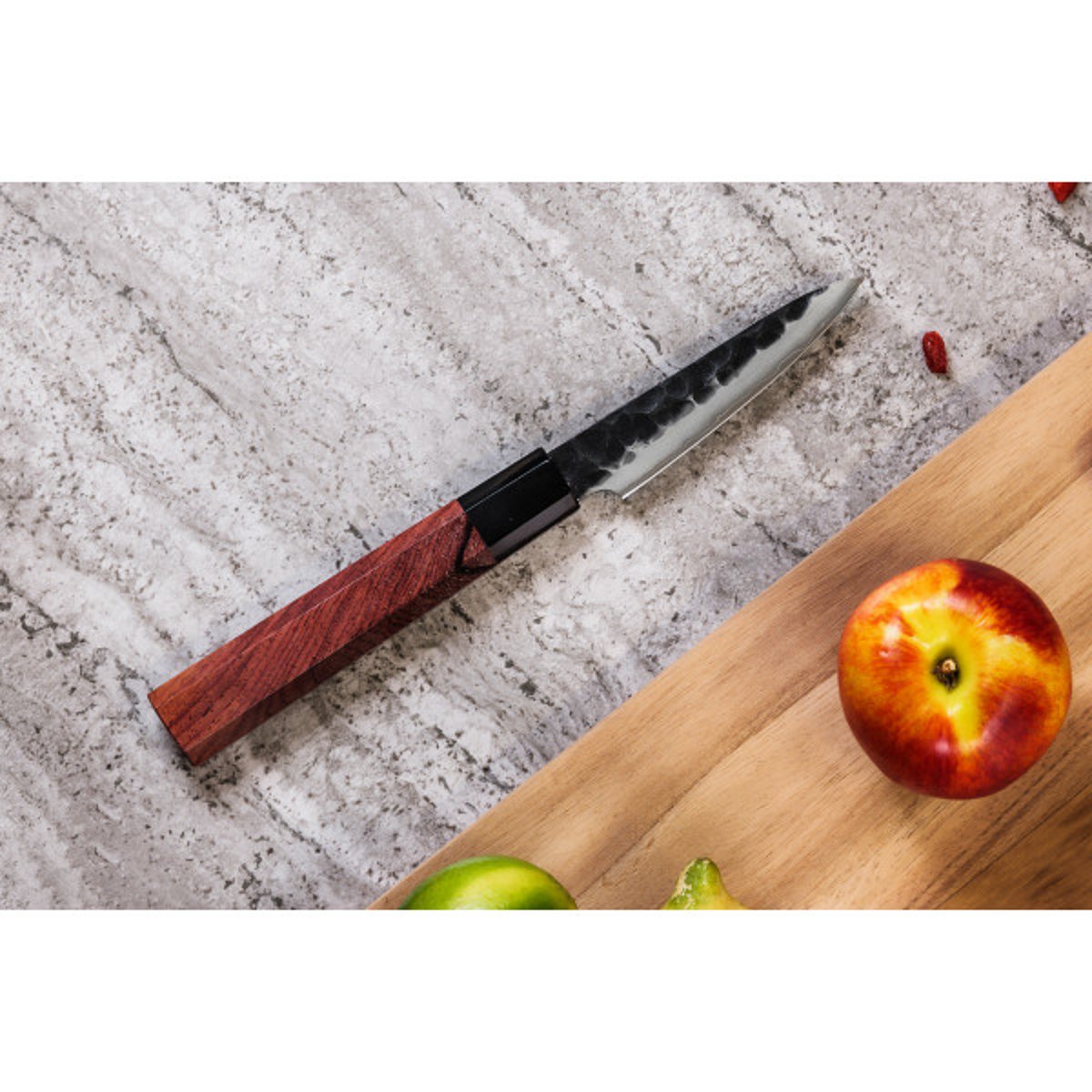 Set 2 couteaux Sequoia San Mai office et chef v002237, SAYUTO