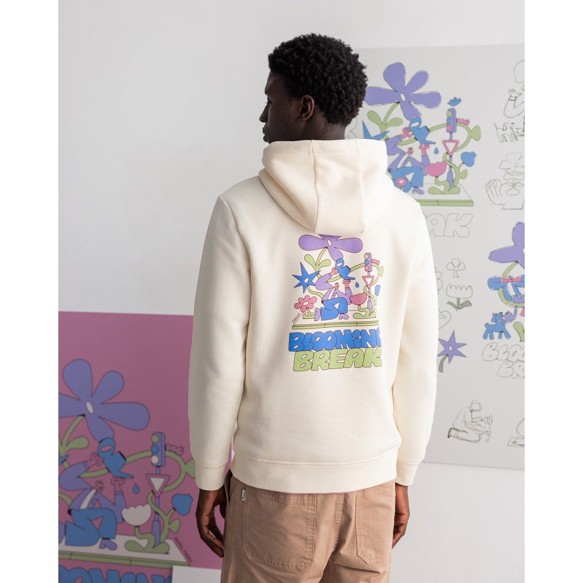 Sweat DIRAC écru, FAGUO
