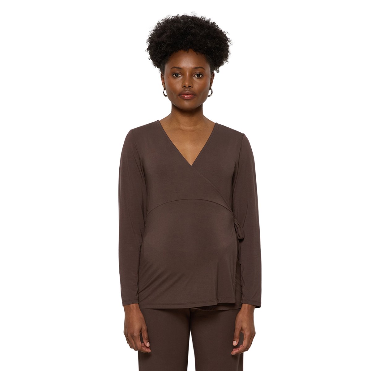 Ensemble sport grossesse allaitement chocolat, VERTBAUDET