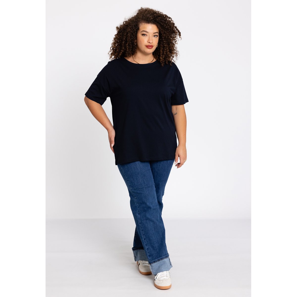 T-Shirt manches courtes marine, YOEK