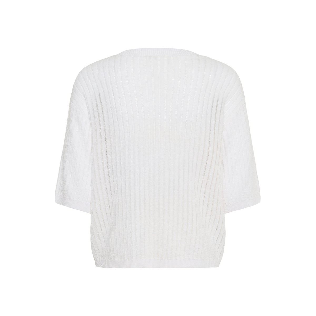 Pullover tricoté blanc, KAFFE