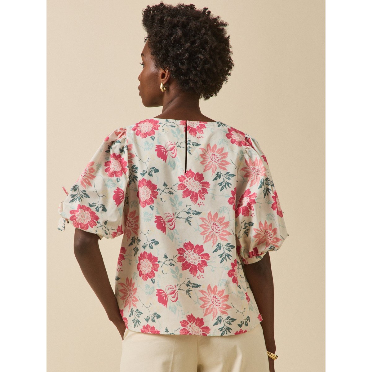 Top cérémonie imprimé Rosalia imprimé rosala, CYRILLUS