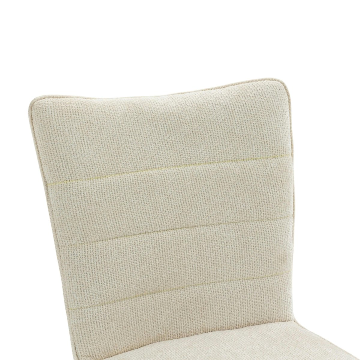 Chaise en tissu texturé pivotante (lot de 2) RIVANO beige, PIER IMPORT