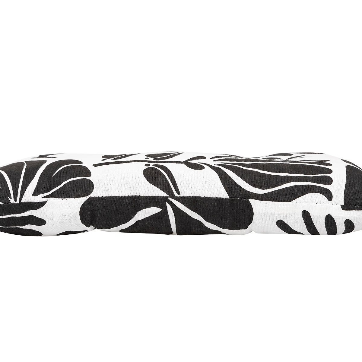 Assise de chaise en coton Twisted Lime blanc, EDEN