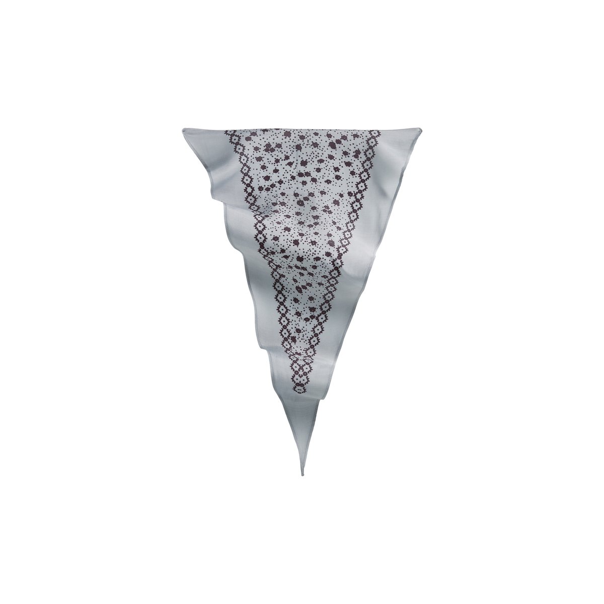 Foulard triangle en modal et coton mélangés bleu moyen, MARC O'POLO