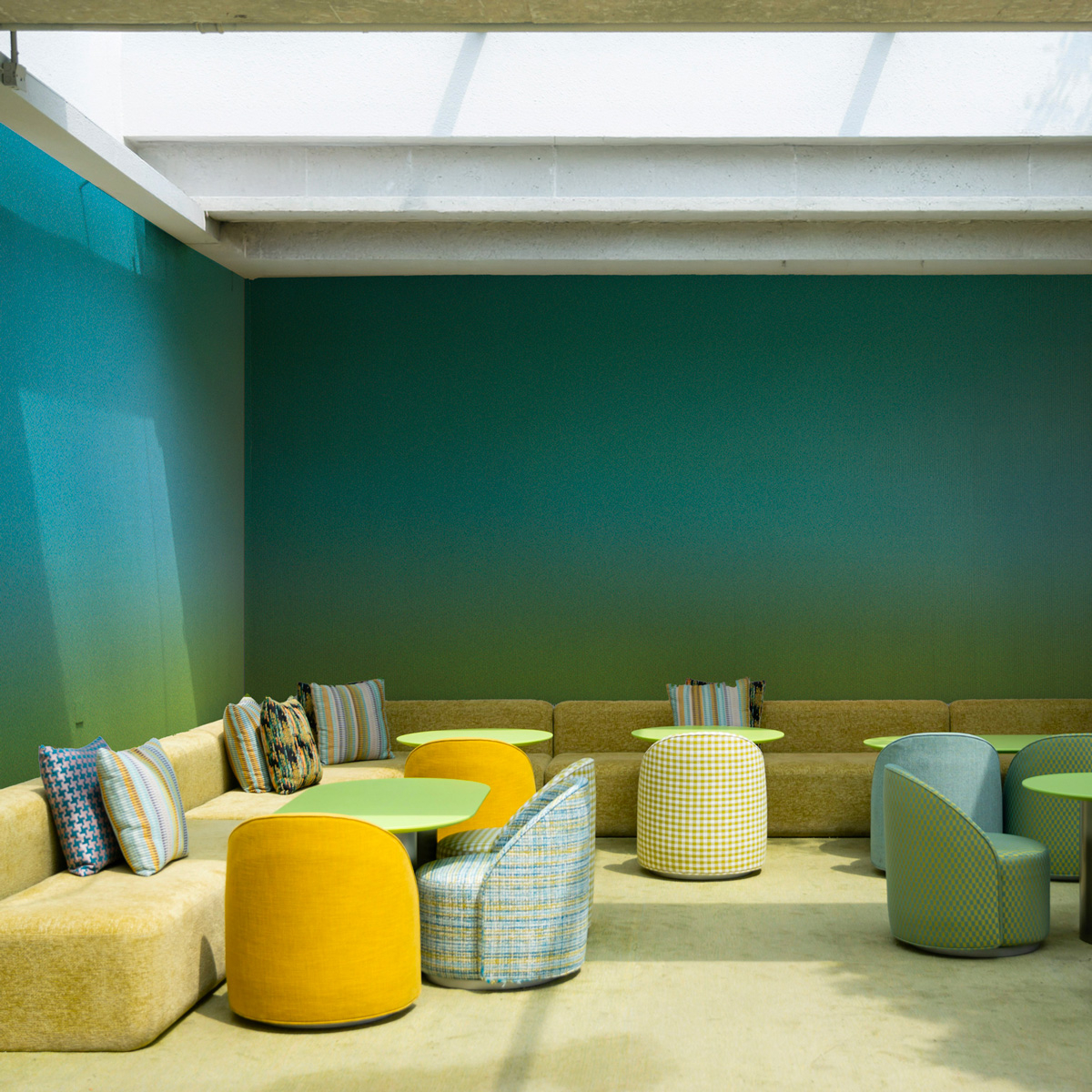 Papier peint panoramique Seagreen, Couleurs 150 x 250cm couleurs, ACTE DECO