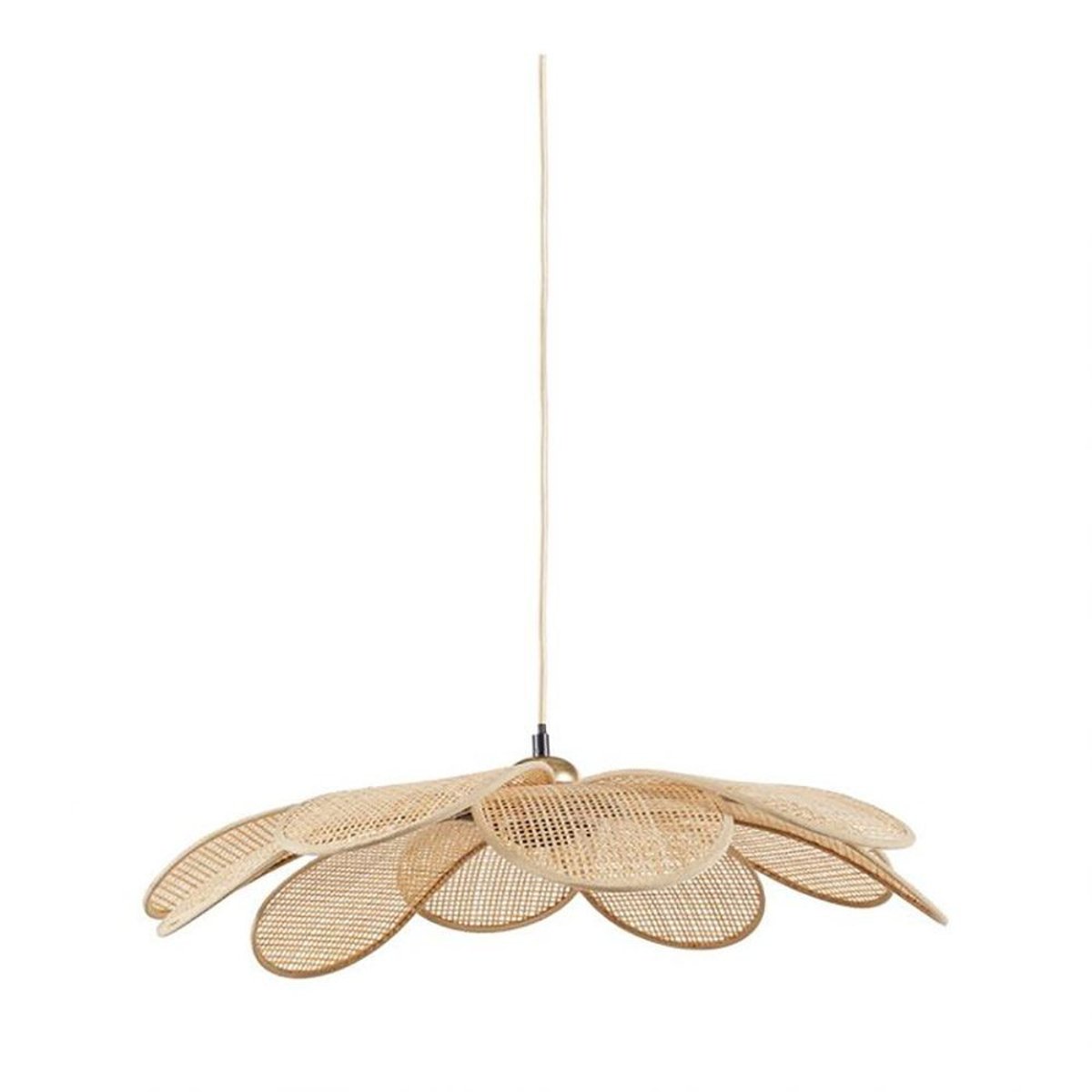 Suspension bambou Margaux S naturel D60 beige, DECORATIE