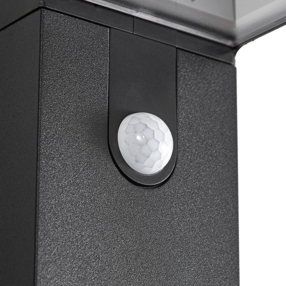 Applique extérieure en aluminiumLED, Aurino noir, transparent, PRIOS