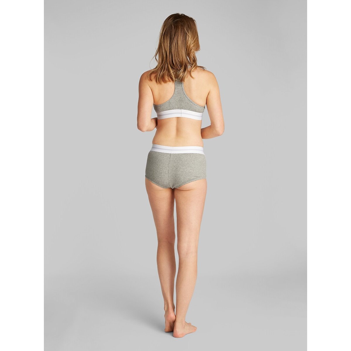 Modal Rib Cotton Bralette grey, CALVIN KLEIN UNDERWEAR