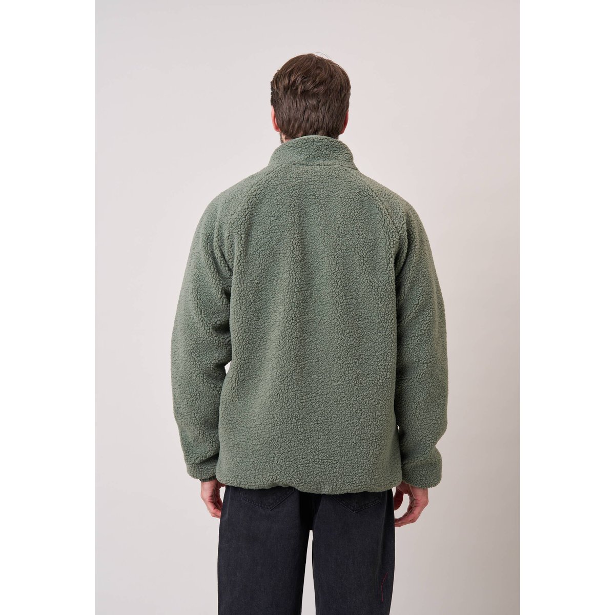 Veste regular homme effet sherpa HAZE tilleul, DEELUXE