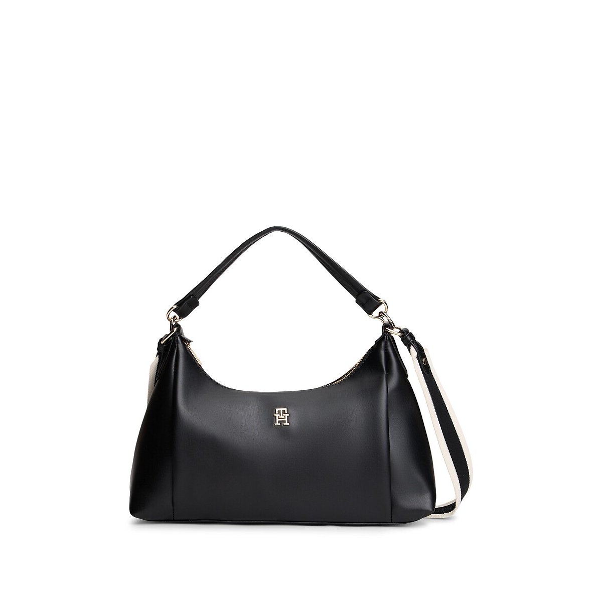 Sac porté épaule, TH ESSENTIAL noir, TOMMY HILFIGER