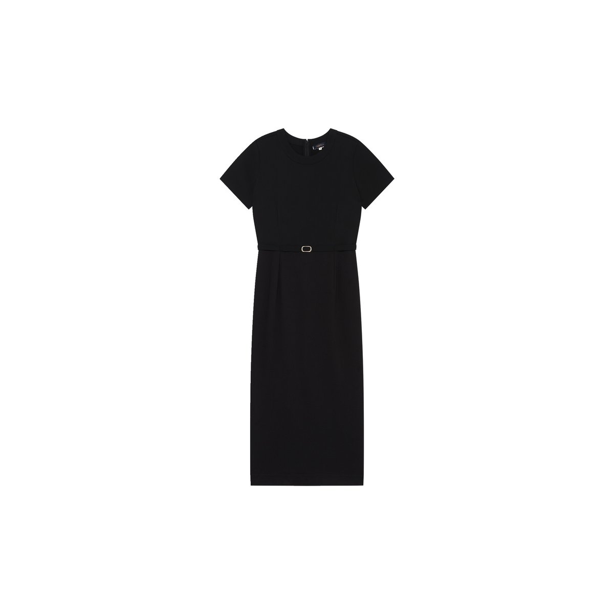 Robe longue près du corps RBIJOU noir, CAROLL