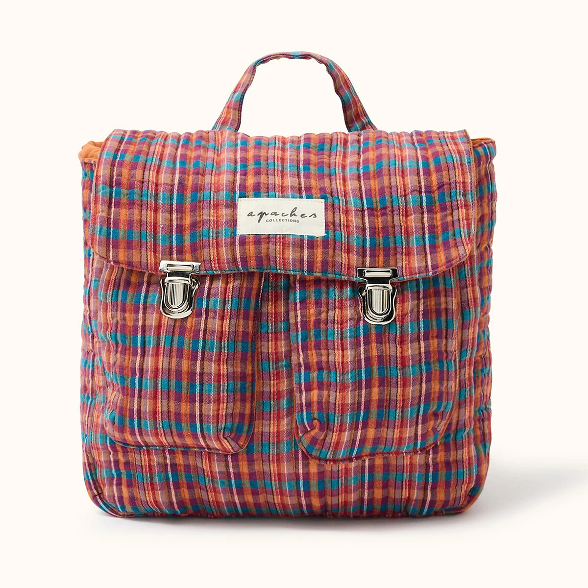 Sac à dos, SUJI carreaux, APACHES COLLECTIONS