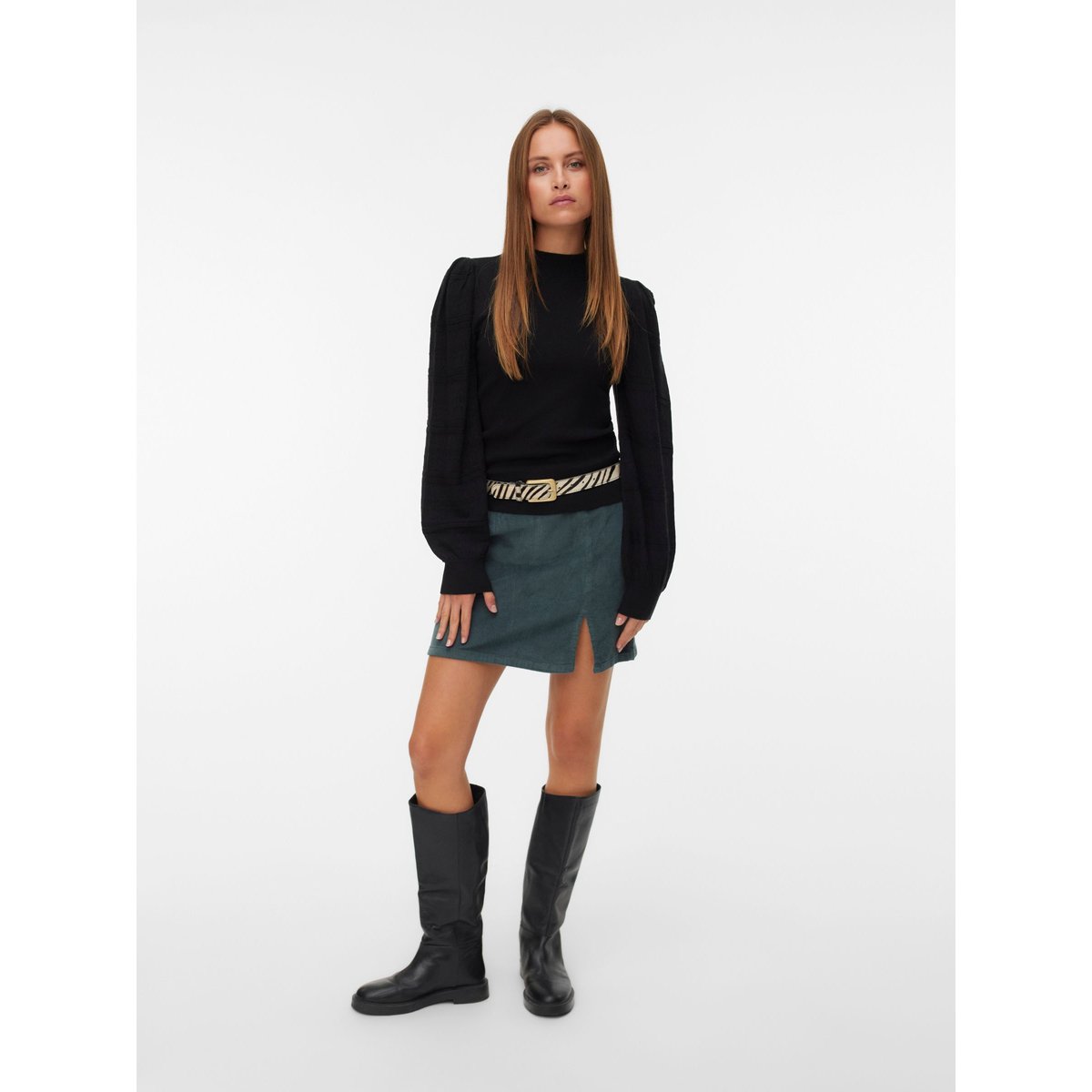Pull En Maille black 1, VERO MODA