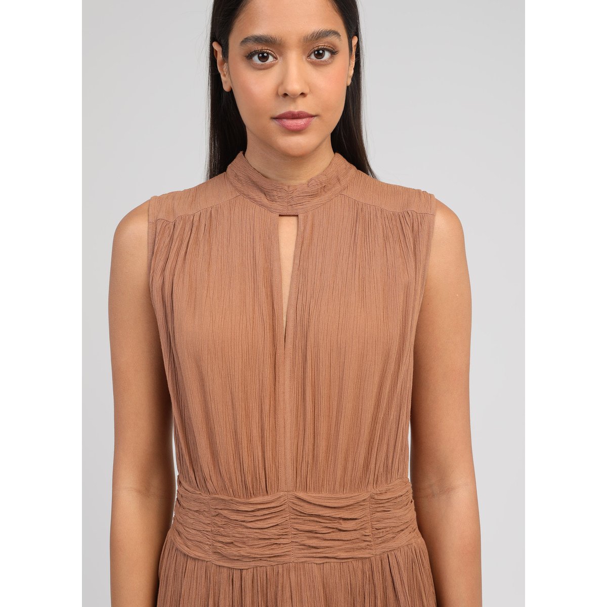 Robe Longue ORLANY marron, AN'GE