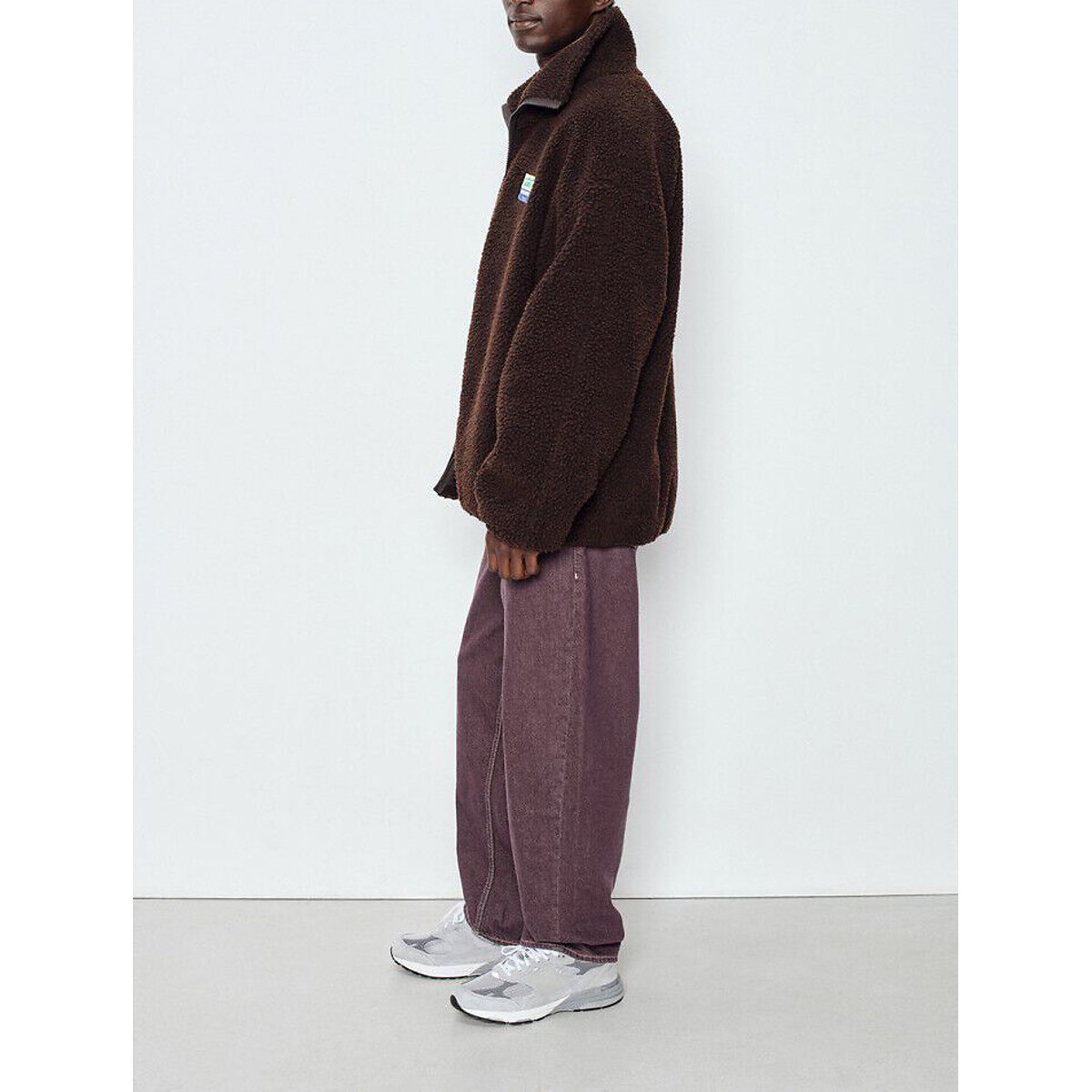 Manteau court ample HOKTOWN marron, AMERICAN VINTAGE