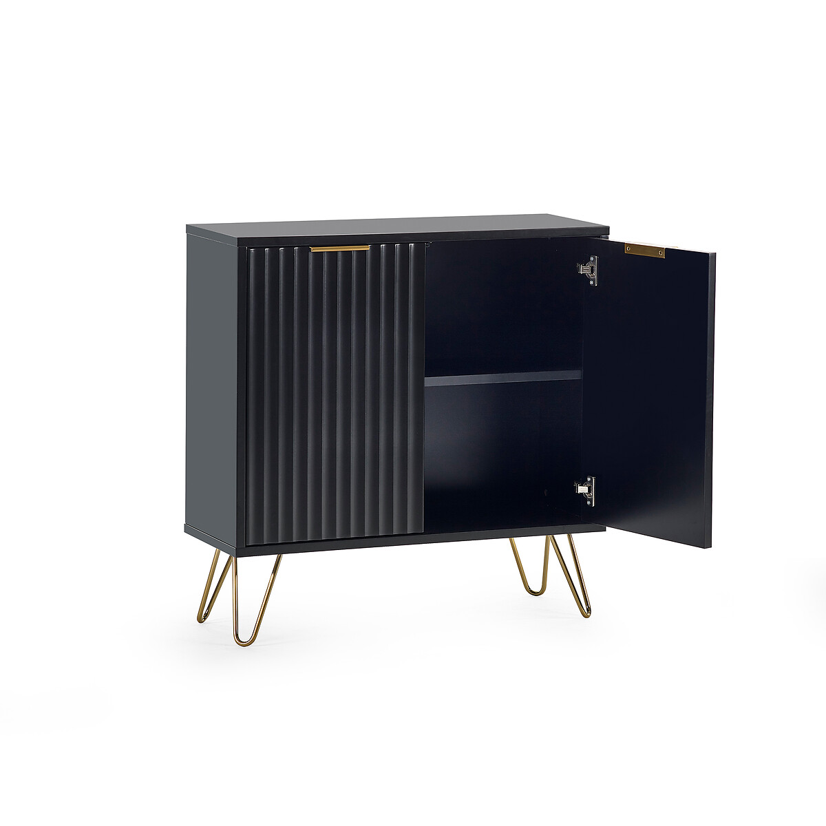 Ancona Sculptural Sideboard black, SO'HOME