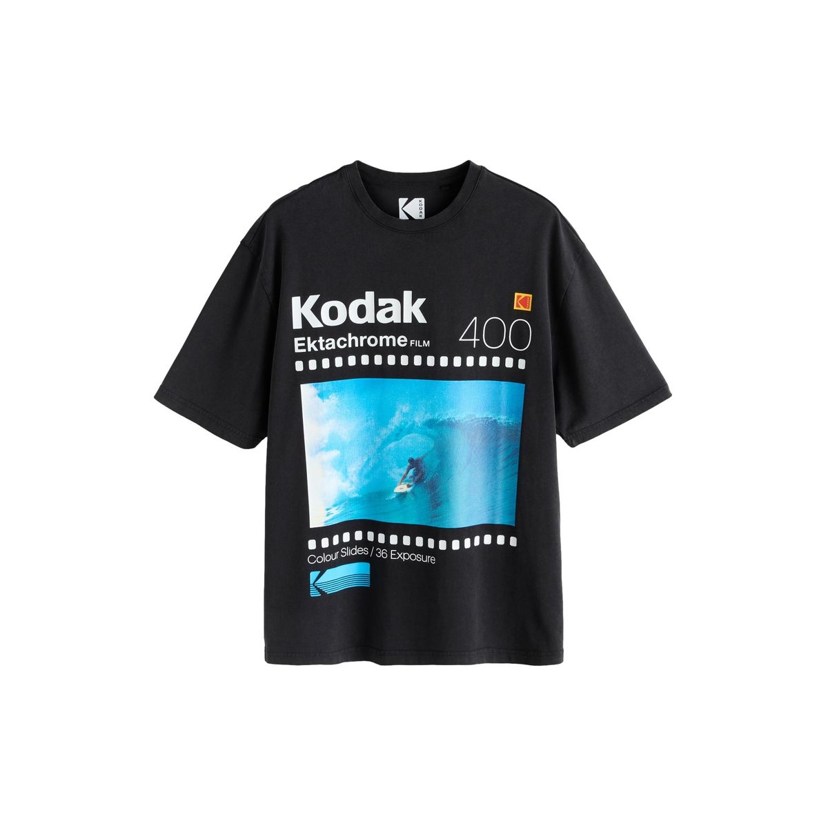 T-shirt à motif kodak edit noir, NEXT