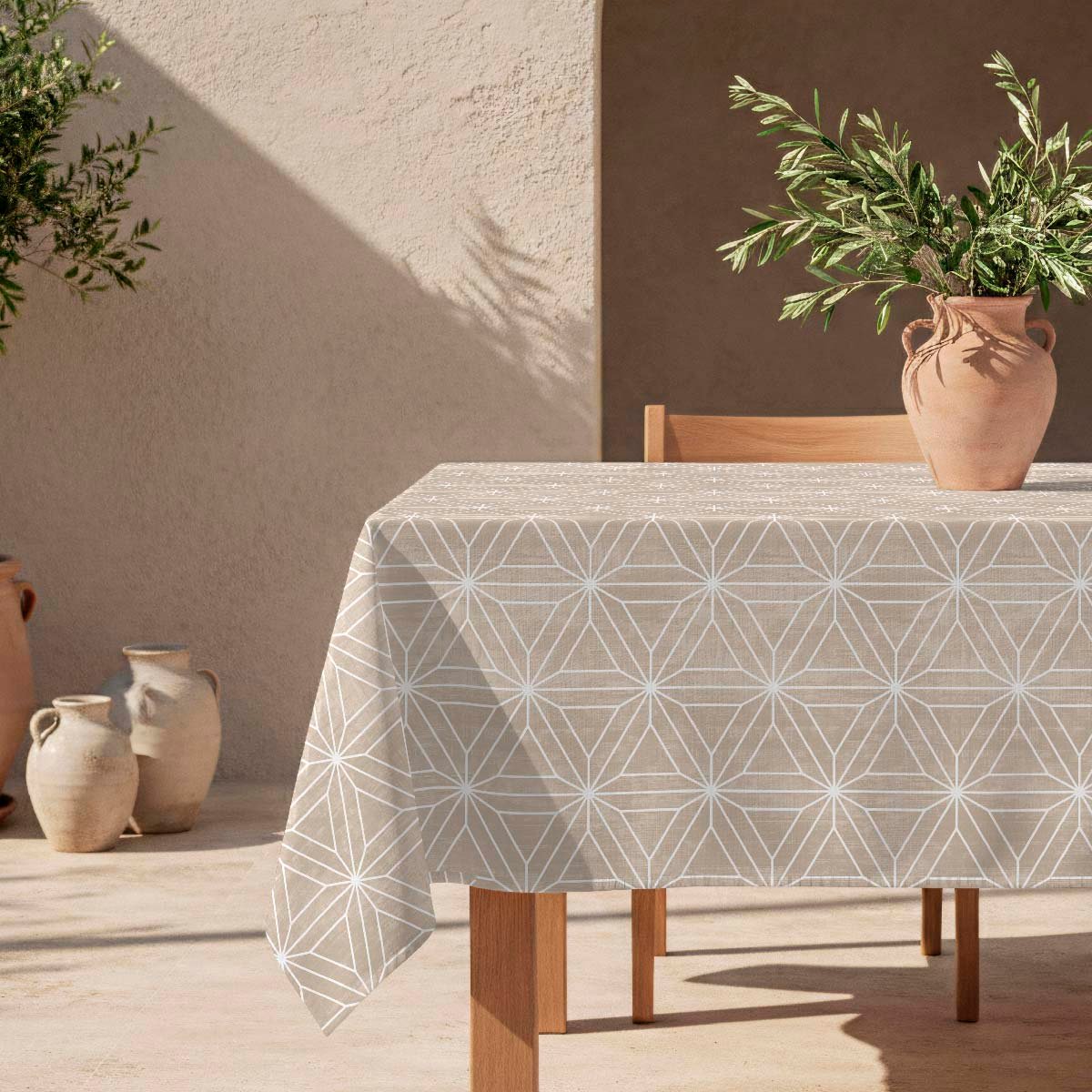 Nappe anti-taches Alston Lin - 100% coton - lin, NAF NAF HOME