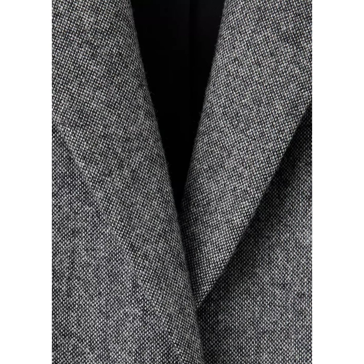 Blazer costume laine jaspée gris chiné moyen, MANGO