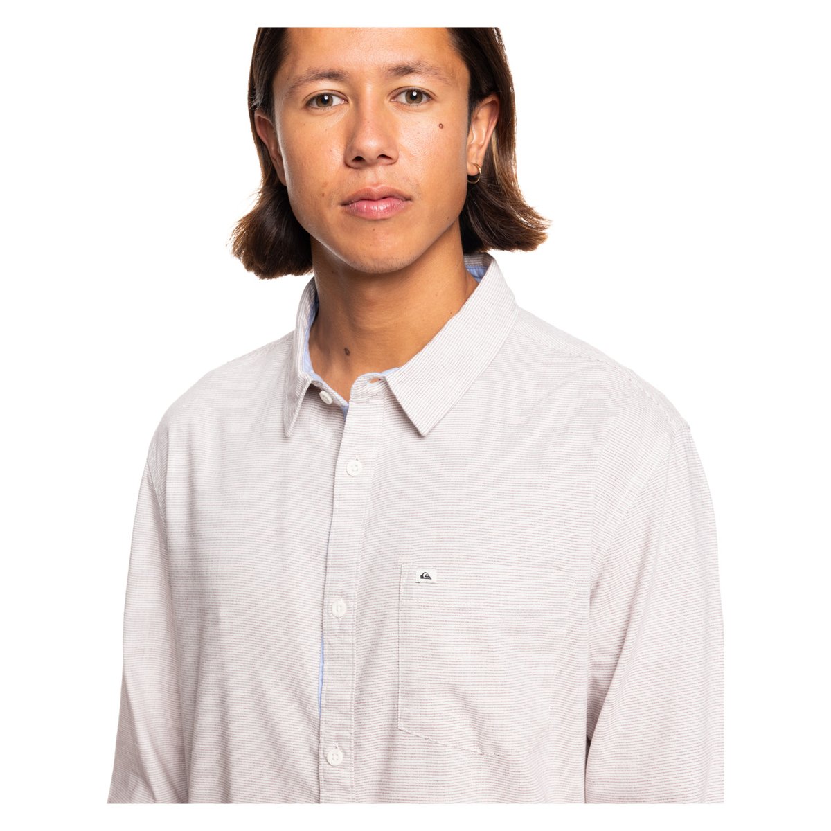 Chemise manches longues LHANBRYDE rouge tibetan red, QUIKSILVER
