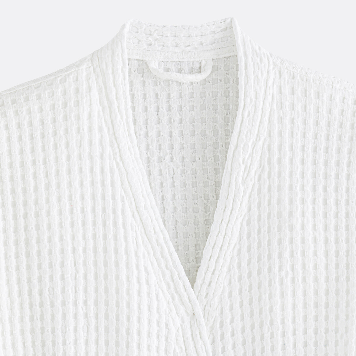 Peignoir kimono nid d'abeille 350 g/m², Tifli blanc, LA REDOUTE INTERIEURS
