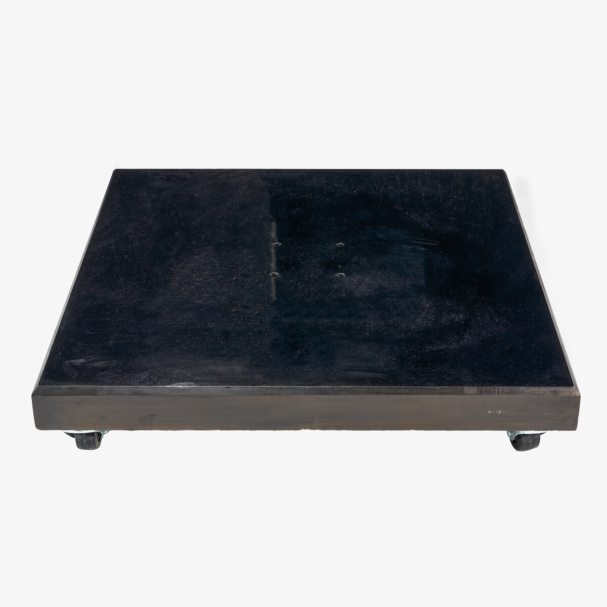 Modena Polished Black Granite 90kg Wheeled Parasol Base black, SO'HOME