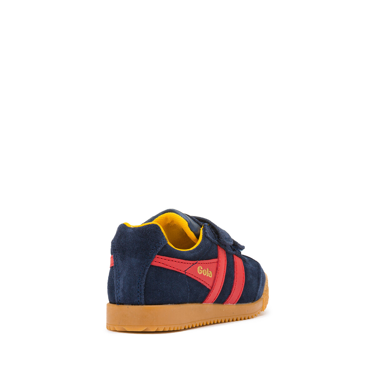 Baskets Harrier Velcro bleu marine/rouge, GOLA