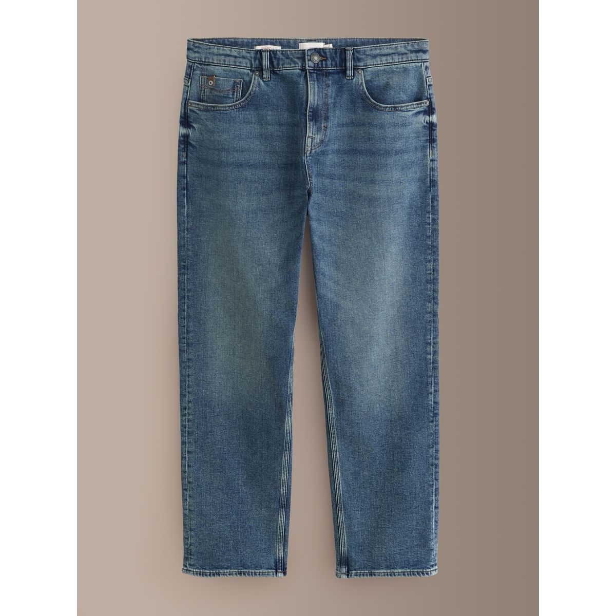 Jean en denim brossé laine mélangée Signature bleu, NEXT