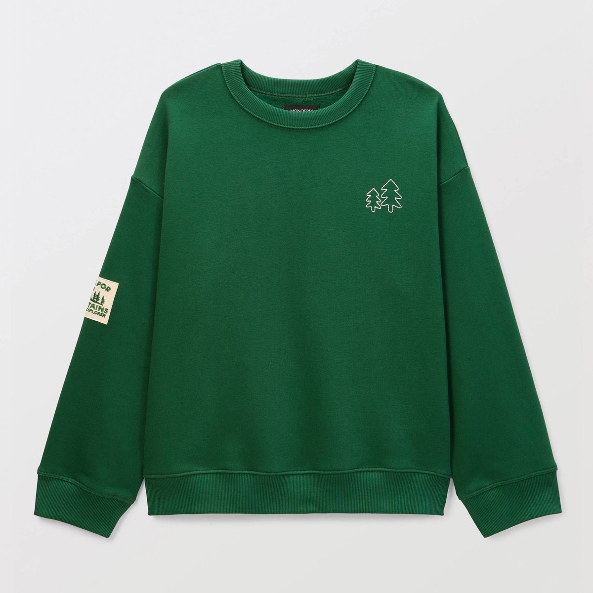 Sweat avec imprimé dos en coton BIO GOTS eden, MONOPRIX