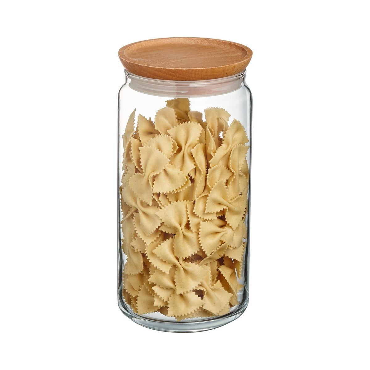 Pot verre trempé 1.5L, Pure Jar Wood transparent, LUMINARC