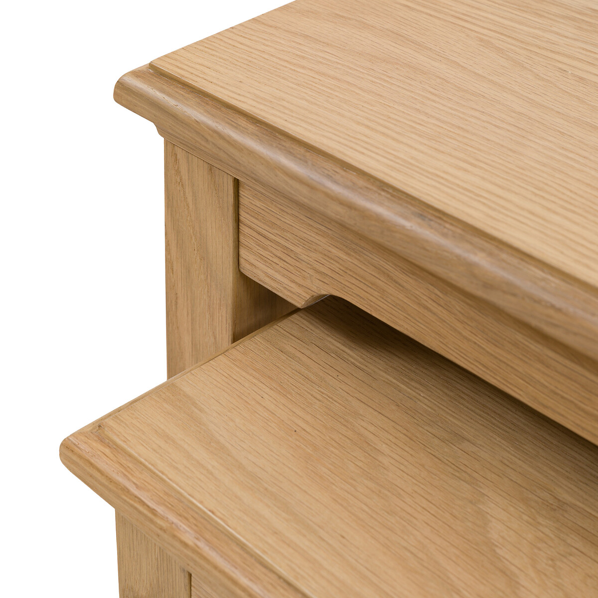 Harriet Oak Nesting Side Tables (Set of 2) light oak wood, SO'HOME