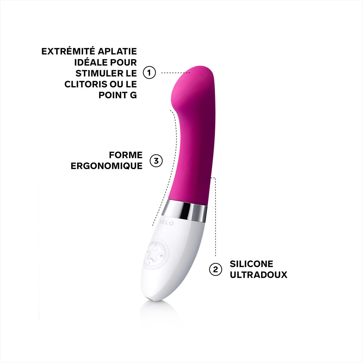 Vibromasseur Femme Point G, GIGI 2 deep rose, LELO