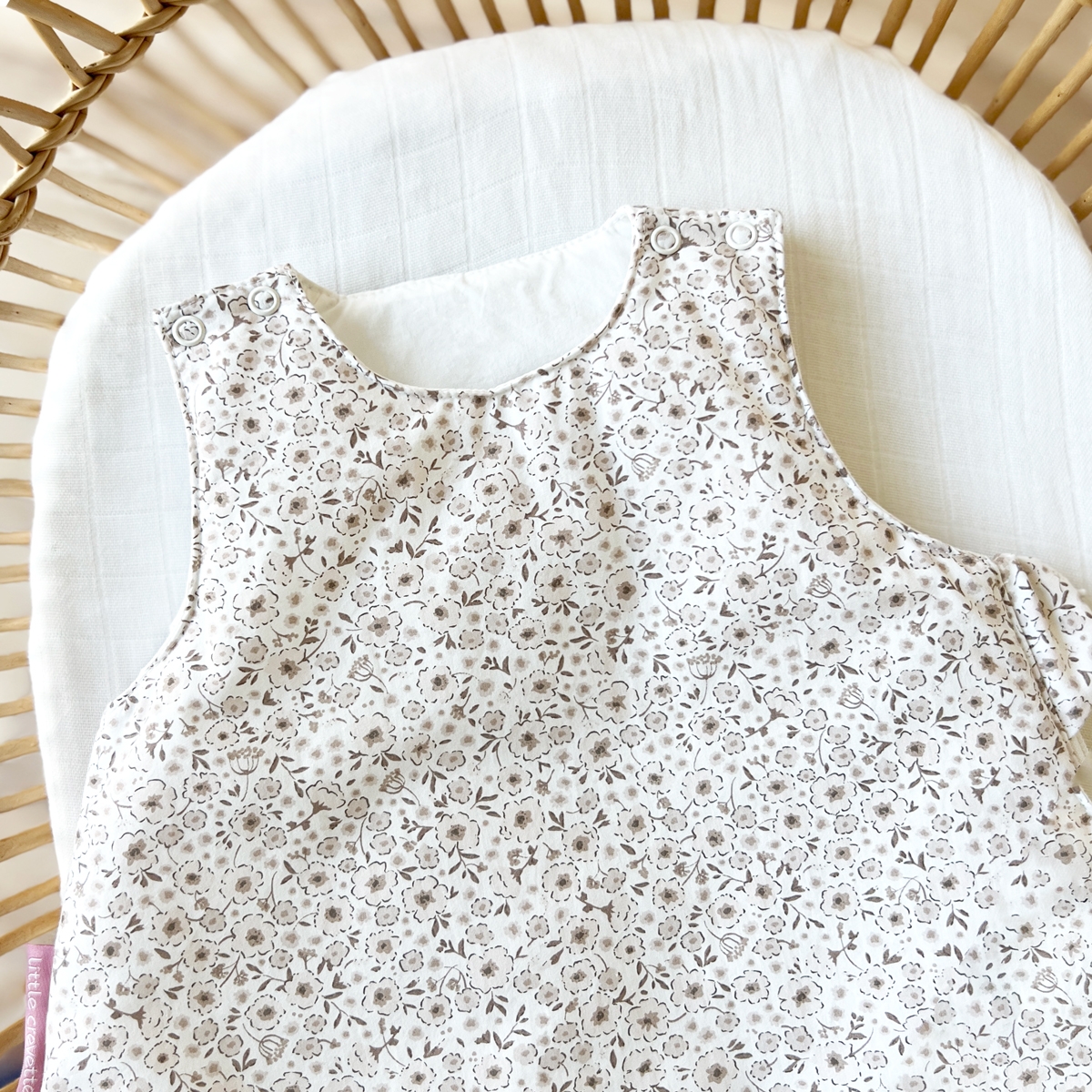 Gigoteuse coton bio LILLY beige, LITTLE CREVETTE