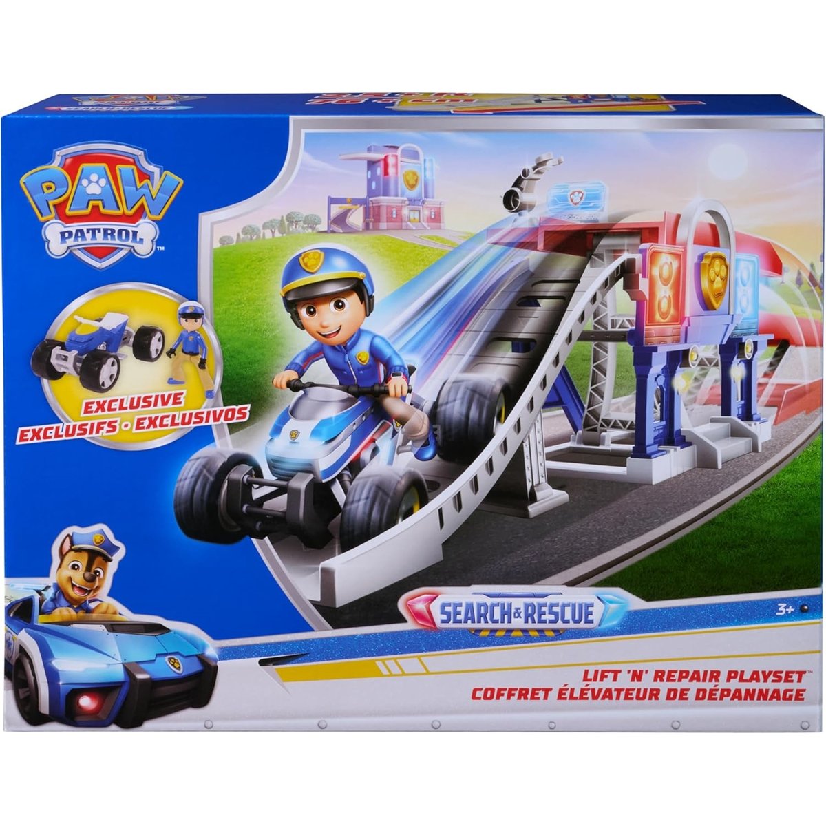 Paw PatrolPat PatrouilleElévateur de dépannage Search & Rescue multicolore, SPIN MASTER