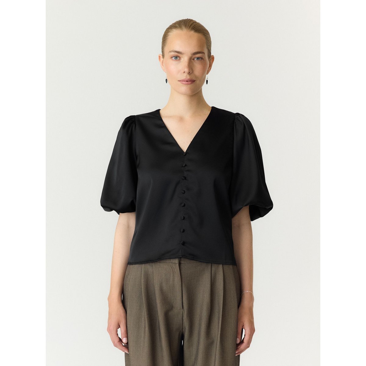 Top noir - black1, YAS