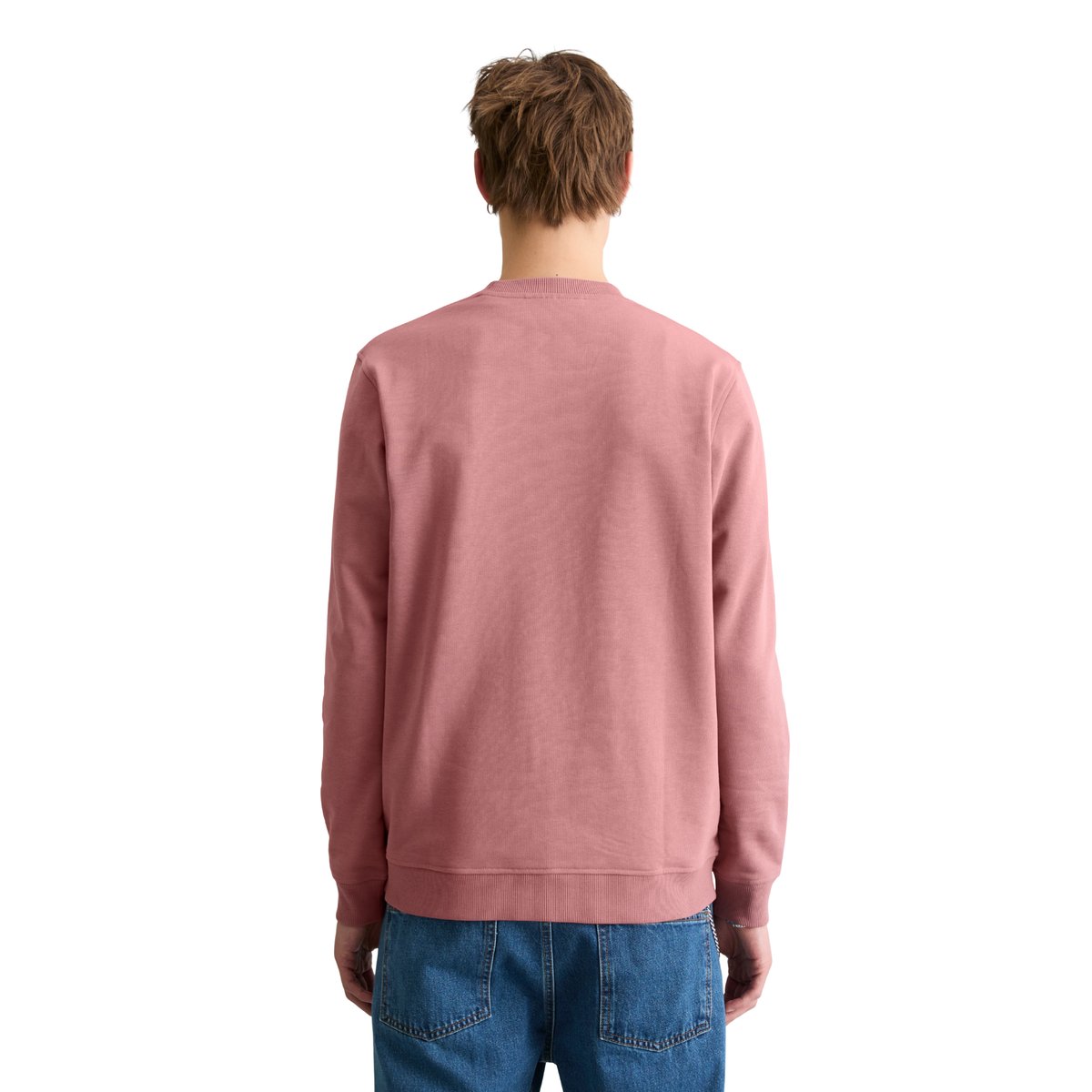Sweat-shirt DfC régulier en sweat doux en coton bio violet, MARC O’POLO DENIM