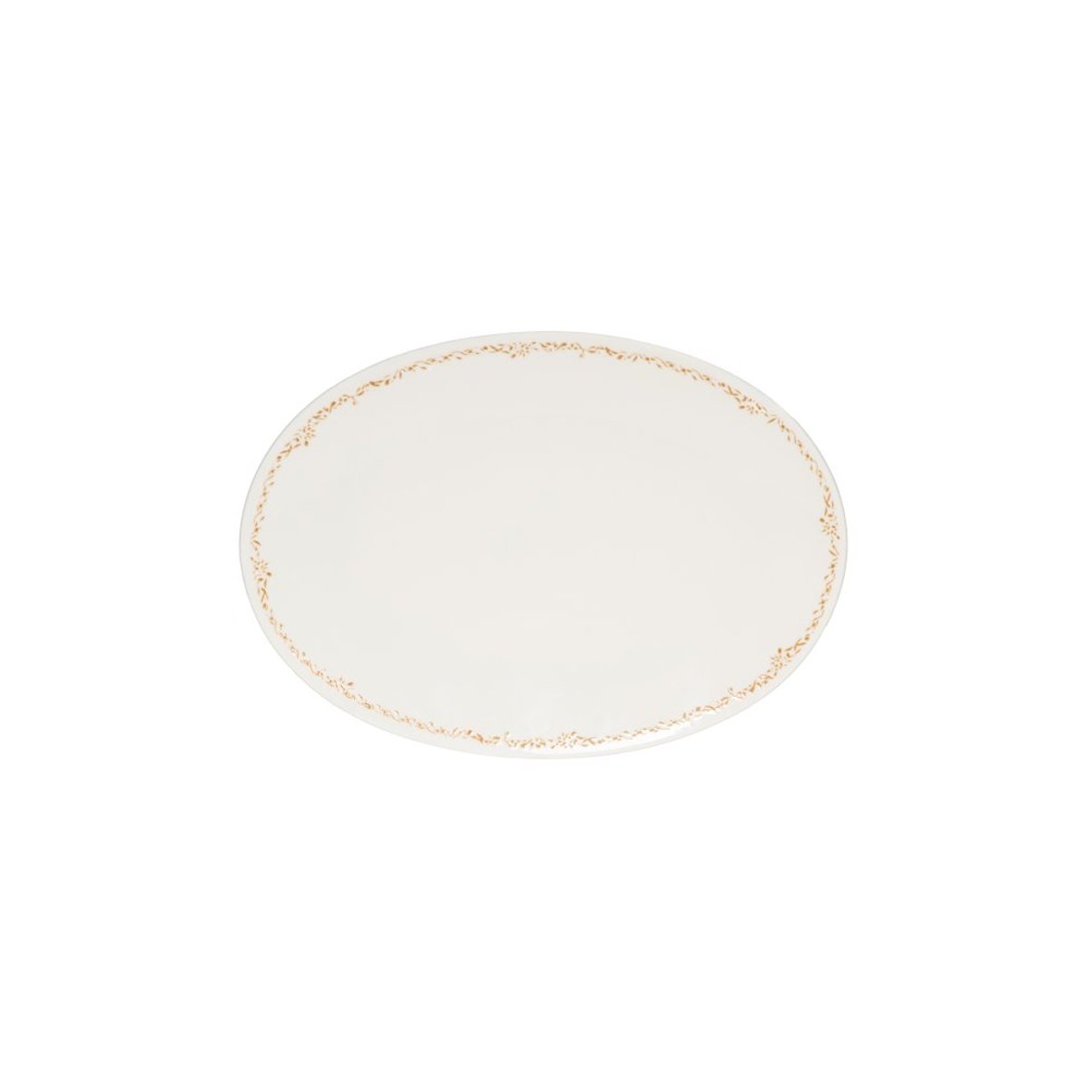 Plat ovale Ophélia 24 cm x 17 cm blanc, TABLE PASSION