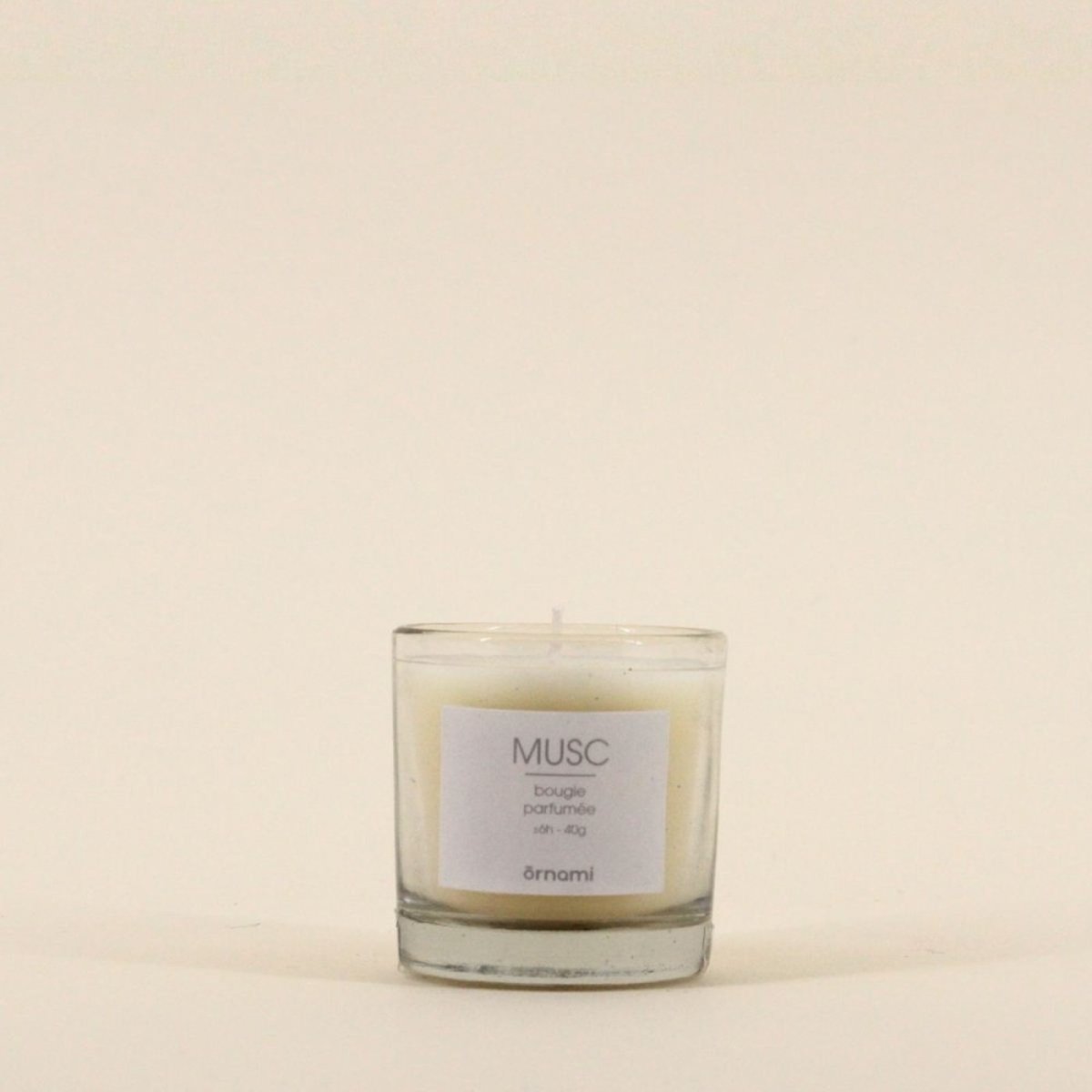 Coffret cadeau 3 bougies votives parfumées gris, ORNAMI