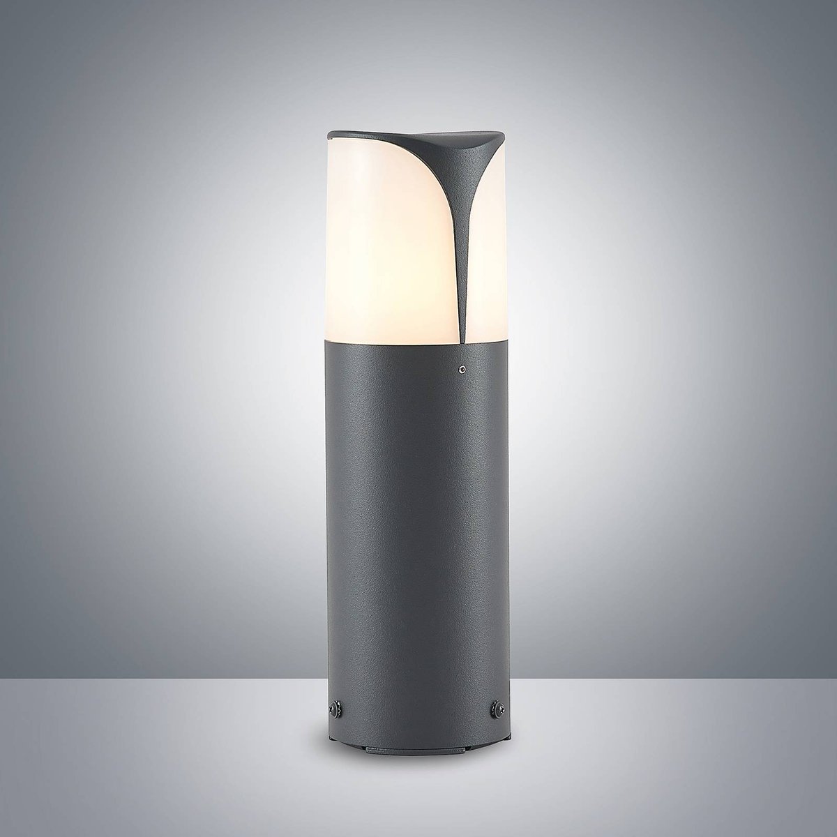 Luminaire extérieur en aluminium moderne anthracite, blanc, LUCANDE