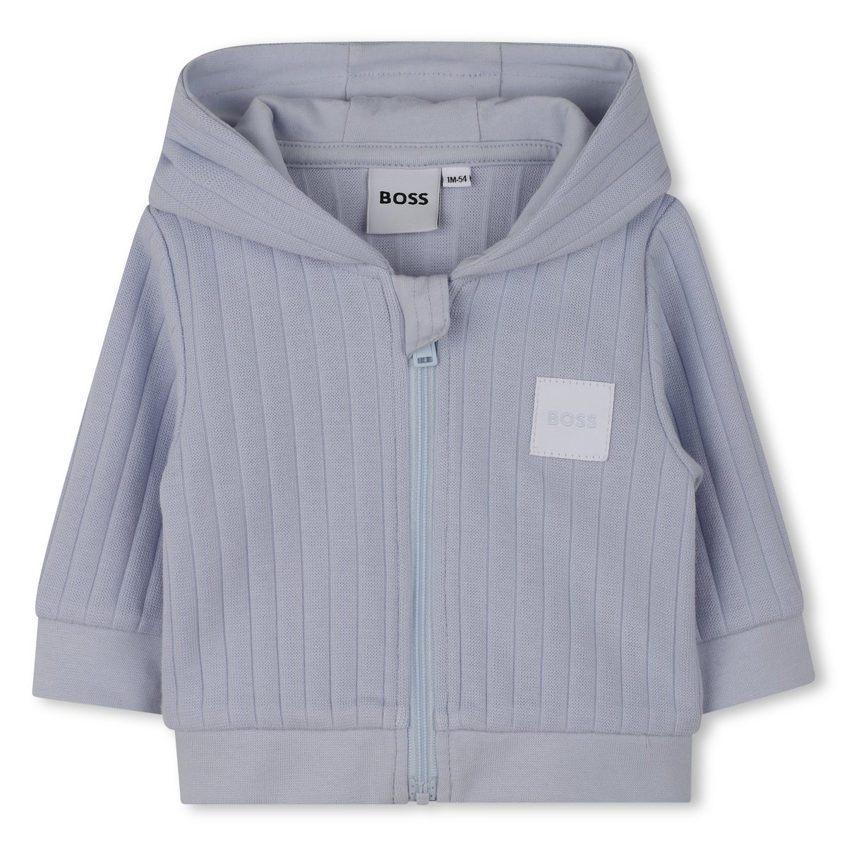 Ensemble cardigan, pantalon et t-shirt ciel, BOSS KIDSWEAR