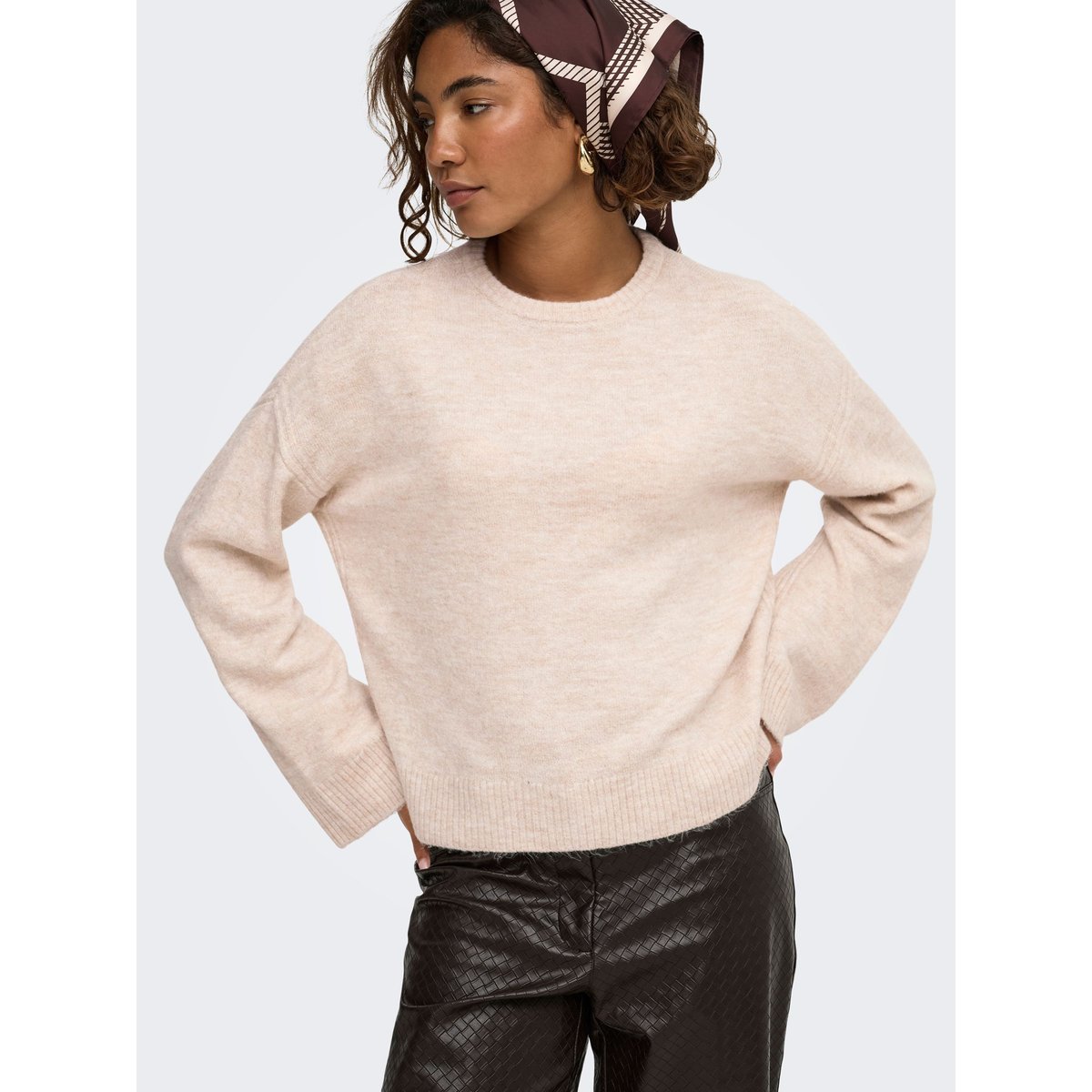 Pull En Maille birch 1, ONLY