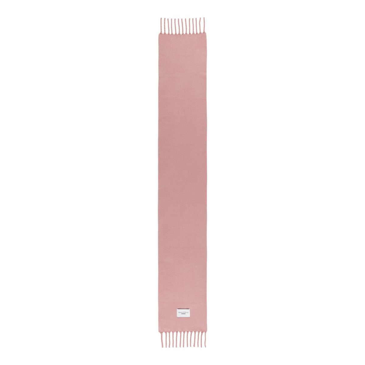 Écharpe en laine avec de longues franges rose bonbon, MARC O’POLO DENIM