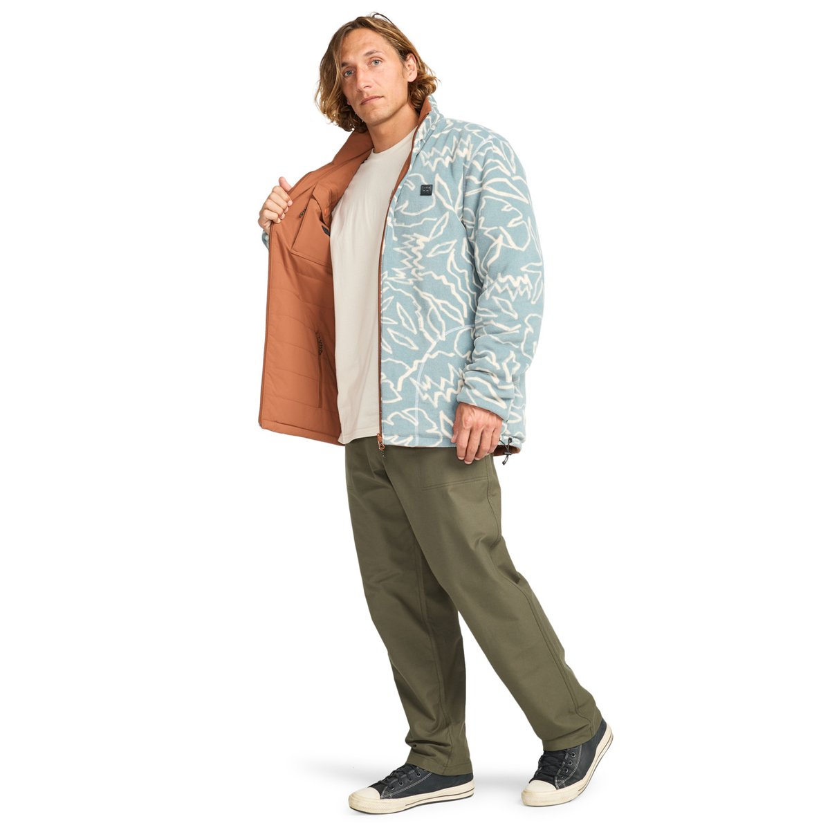 Veste UNWIND REVO 10K marron rust, BILLABONG