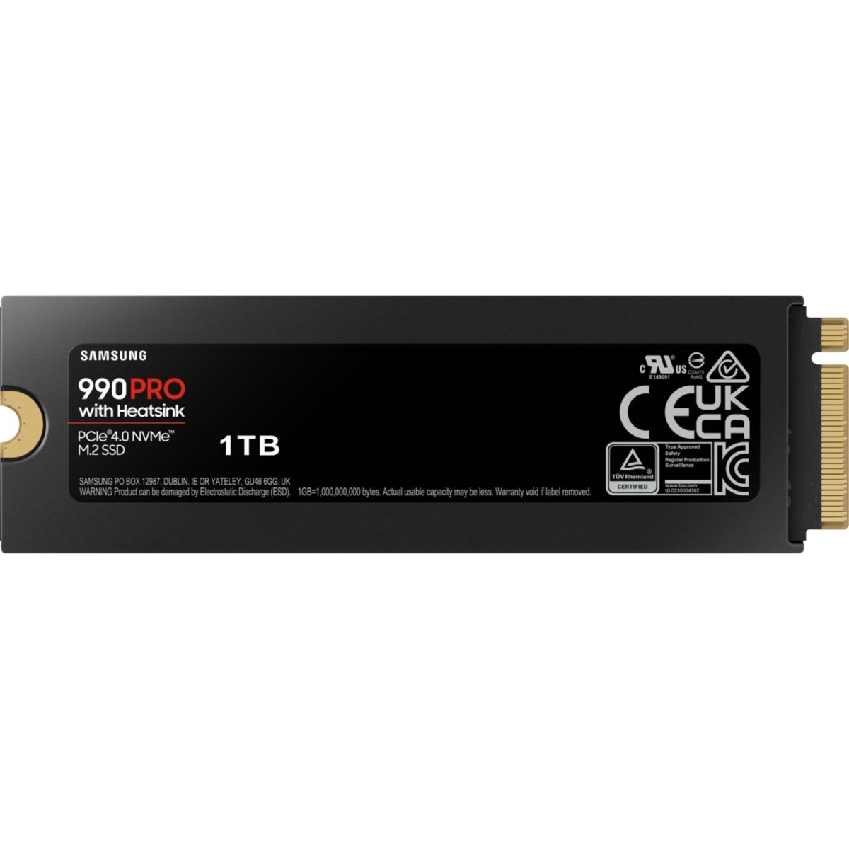 Disque SSD interne 1To 990 Pro avec dissipateur pour PS5 couleur unique, SAMSUNG